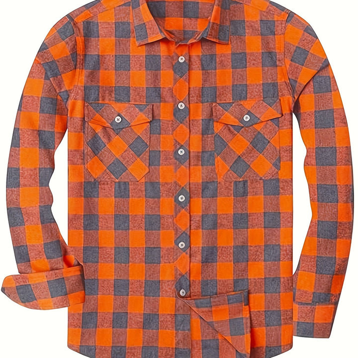 LAURENT MONACO | CHECKED SHIRT WITH BUTTONS FOR MEN