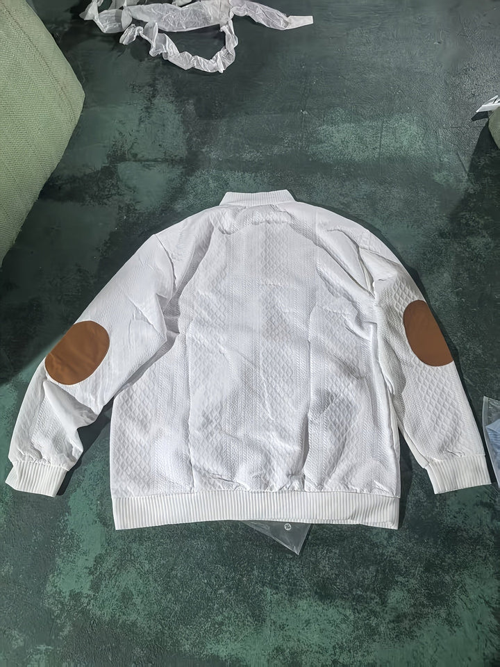 Ronan Stand Collar Button Henley Sweater - Elena Harper