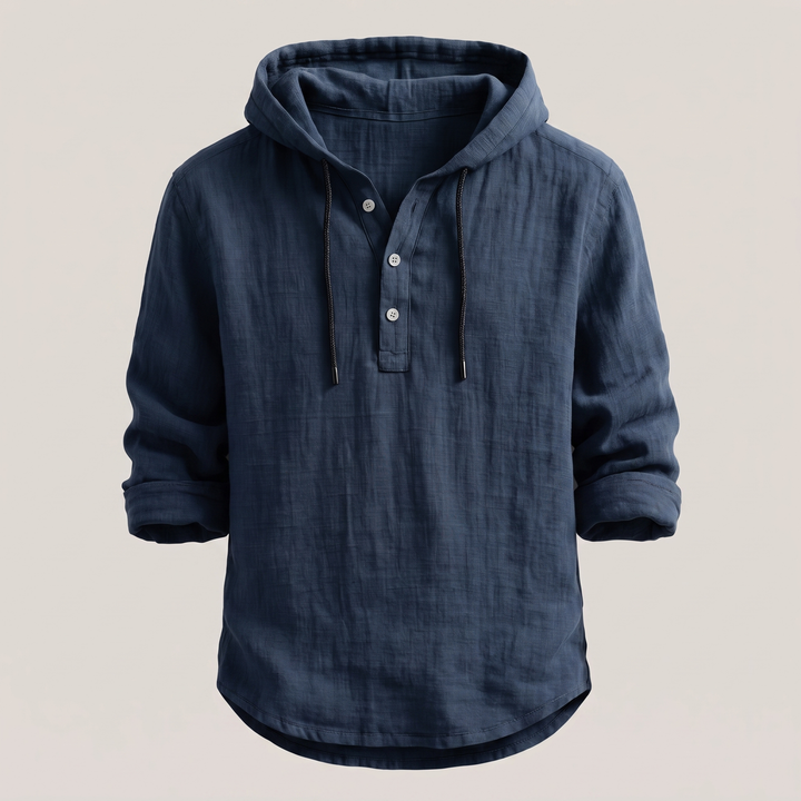Lino | Lightweight and Airy Hoodie-Shirt with Relaxed Fit