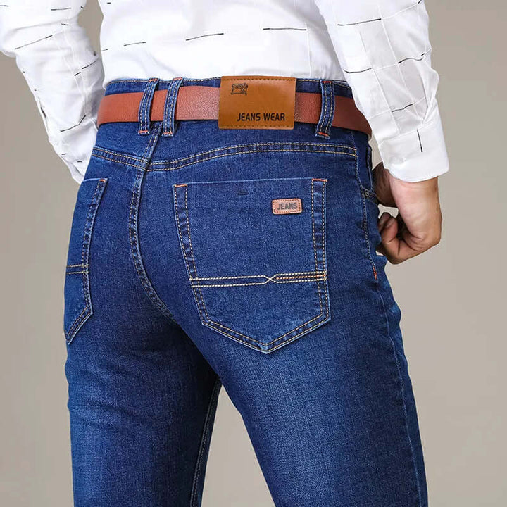 Men's Slim Fit Jeans, view 3 - Elena Harper