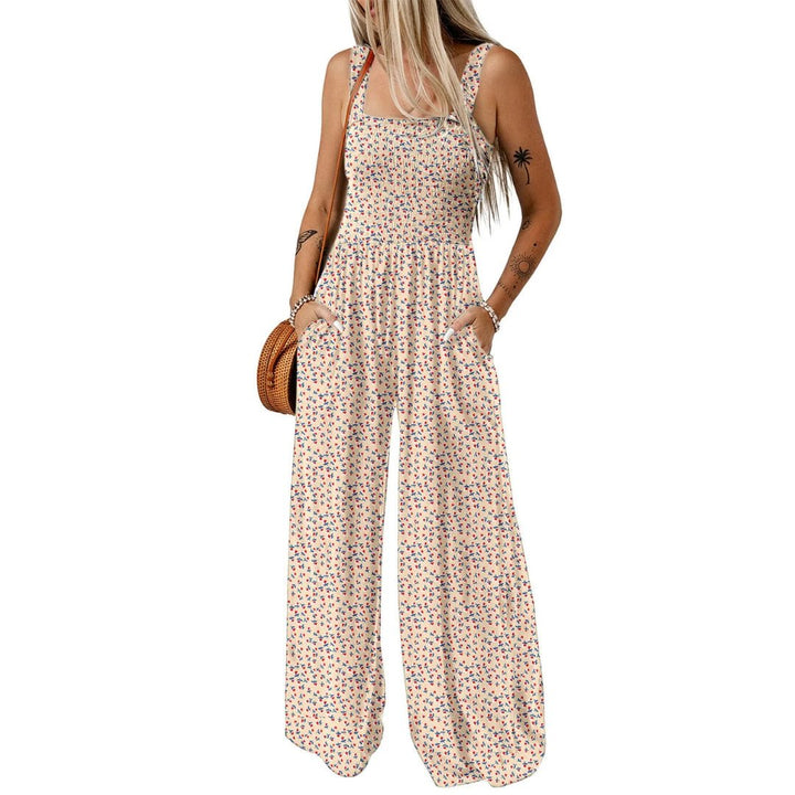 Jessika | Floral and Stylish Women's Jumpsuit with Wide Legs