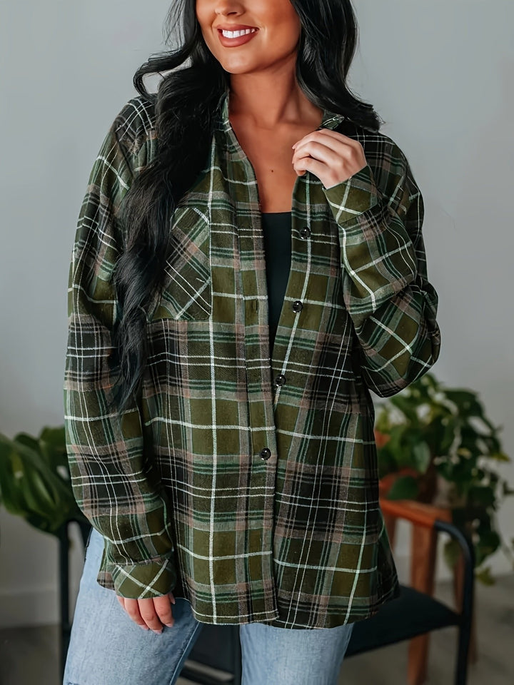 Janina | Rustic and Comfortable Flannel Shirt