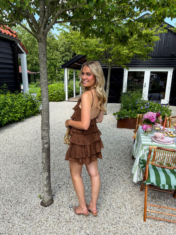 Women's Tailored Dress – Asymmetrical Design, Suitable for Spring and Summer