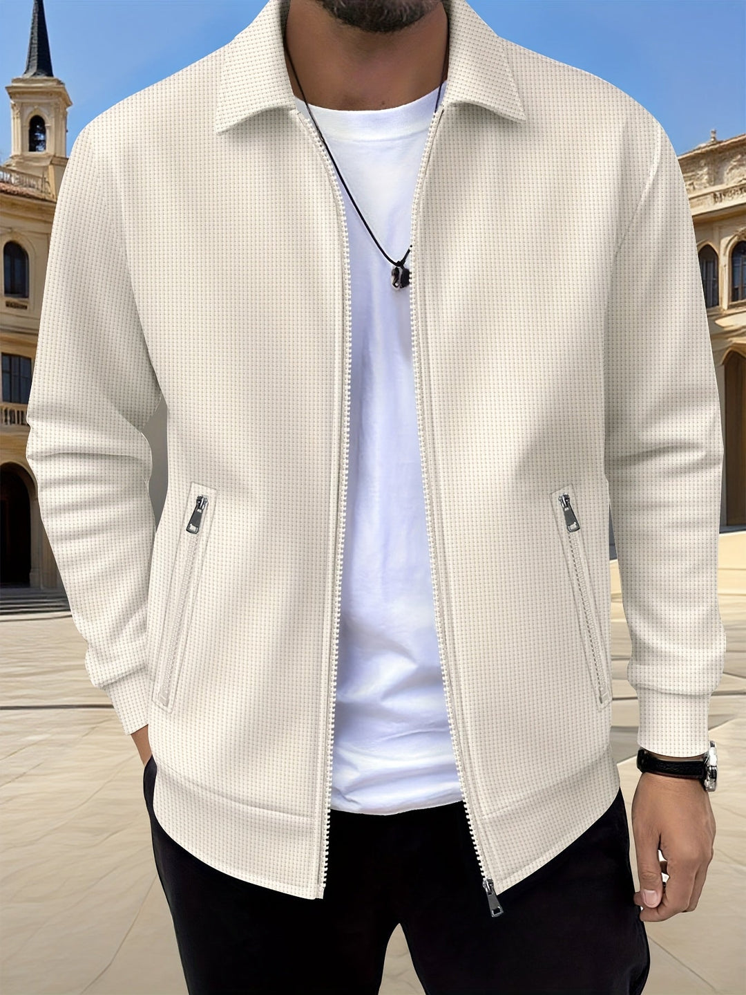 LAURENT MONACO | ZIP-UP JACKET FOR MEN