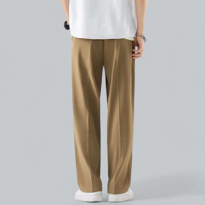 Men's Straight Leg Trousers - Elena Harper