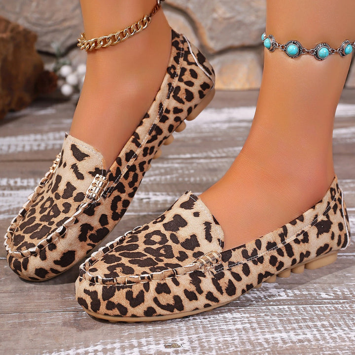 Comfortable Women's Slippers with Wild Leopard Print EB EB