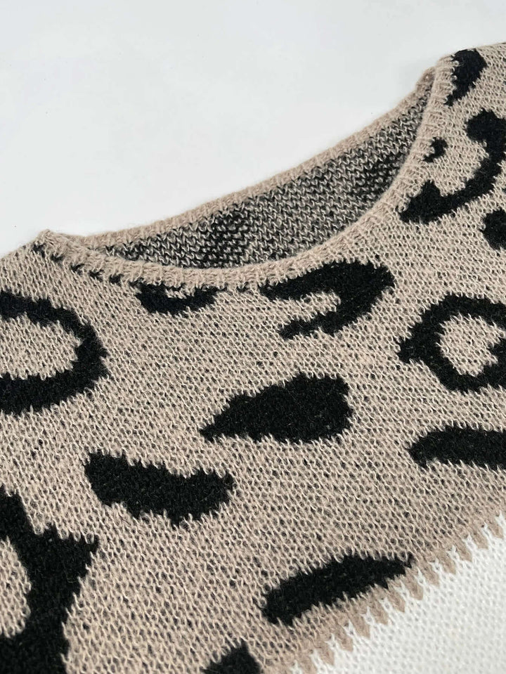 Women's Leopard Print Sweater