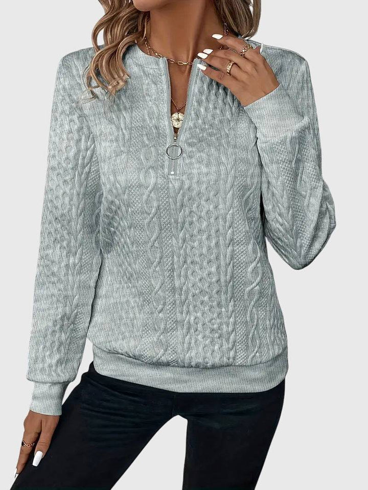 Nora™  |  Zipped Sweater