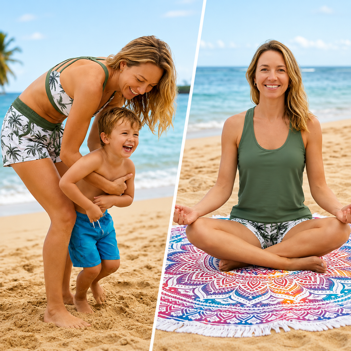 Sienna™ | Tummy-Contouring Three-Piece Tankini Set