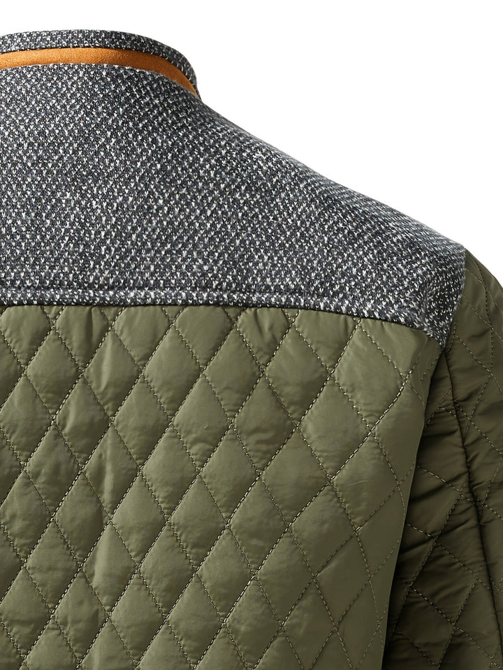 Vincent - Elegant Padded Down Jacket with High Collar