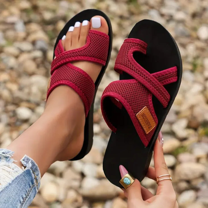 BROOKE Orthopedic Comfort Sandals, view 3 - Elena Harper