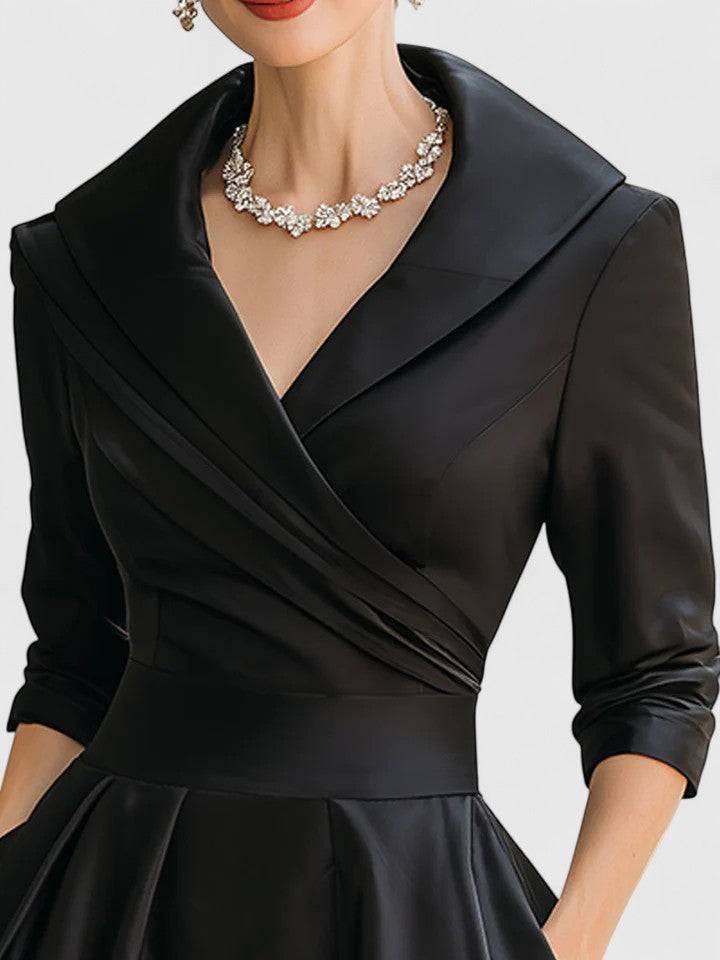 Yan™  |  Elegant Midi Dress