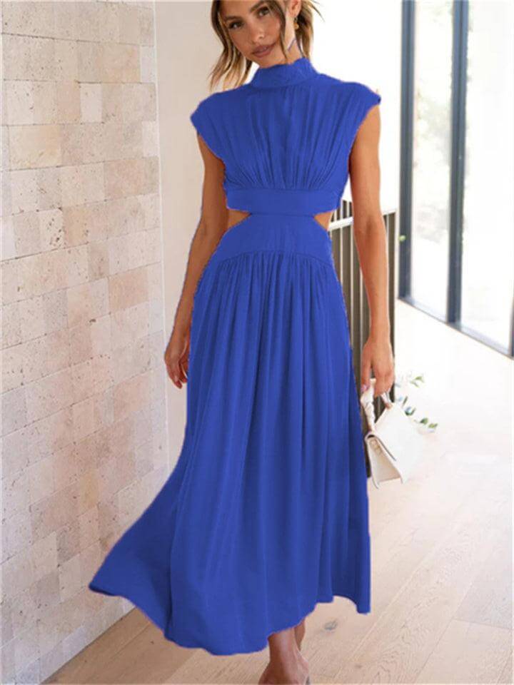 Summer Sleeveless Dress, view 3 - Elena Harper