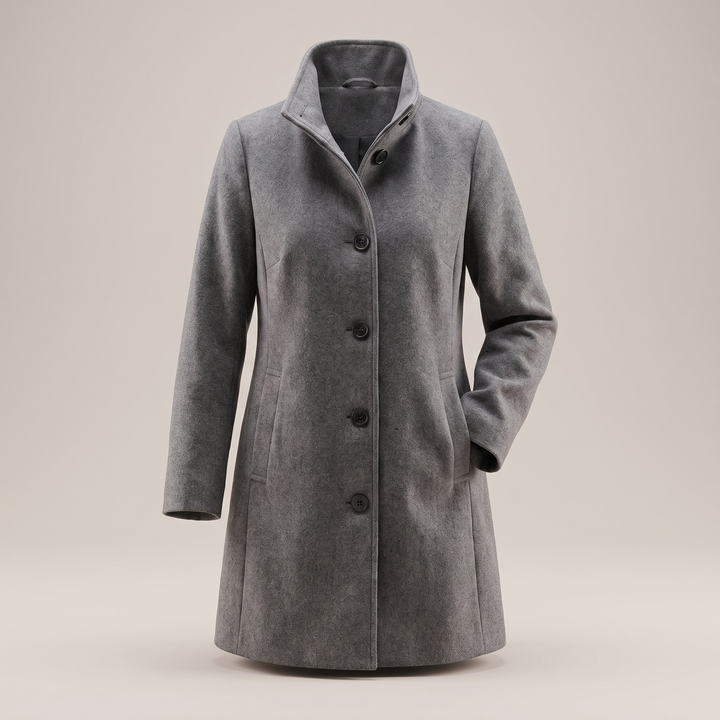 Clara Warmer and Timeless High-Quality Women's Trench Coat, view 4 - Elena Harper