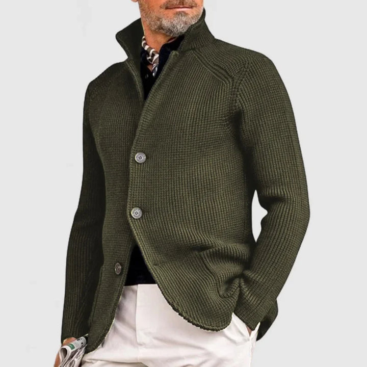 TYLER – CLASSIC BUTTON-UP KNIT CARDIGAN