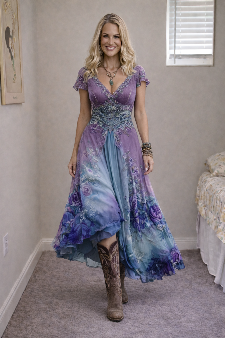 Jullia™ | Stylish vintage-inspired boho dress