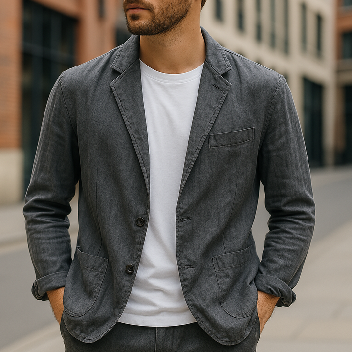 Robert | Lightweight and Elegant Linen Blazer for Summer