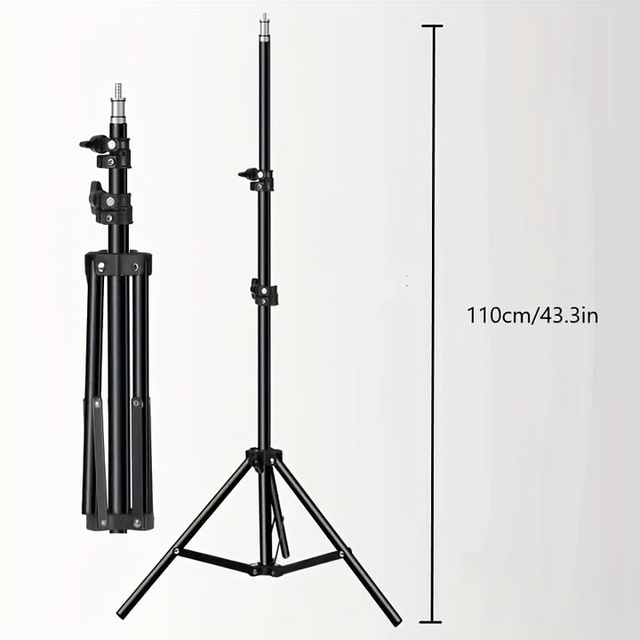 Professional Adjustable Light Stand & Lamp for Studio Photography