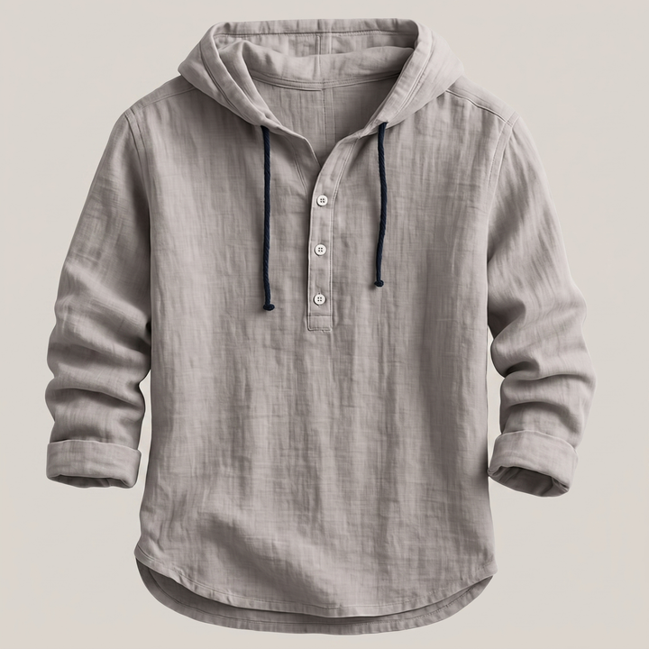 Lino | Lightweight and Airy Hoodie-Shirt with Relaxed Fit
