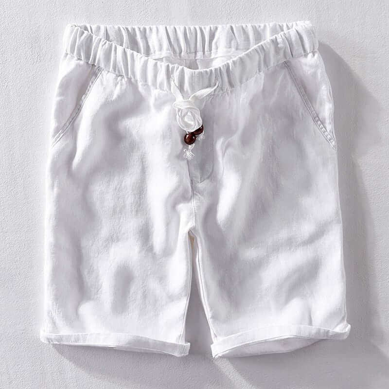 Women's Mid-Rise Casual Shorts with Pockets, view 3 - Elena Harper