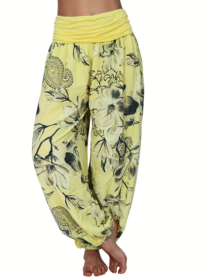 FLOWER PANTS FOR WOMEN