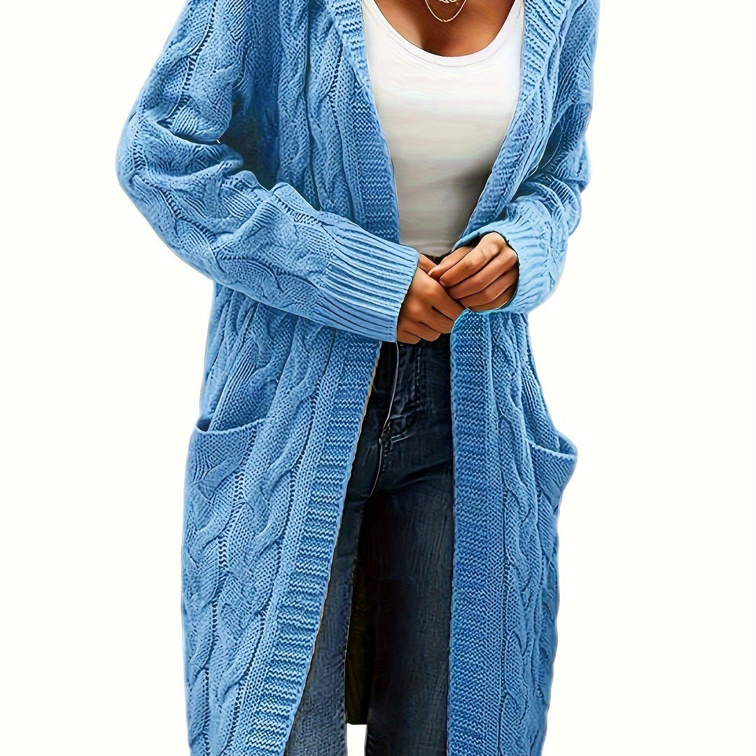 Hélène - Elegant Open Twisted Cardigan