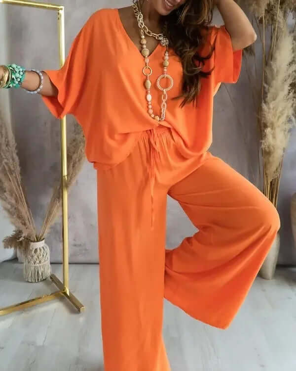 Women's Lightweight Two-Piece Summer Set, view 6 - Elena Harper