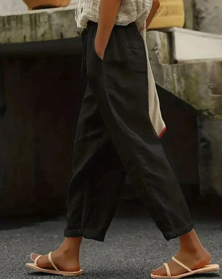 Comfortable Summer Pants Casual Wear for Warm Days Avélisse, view 4 - Elena Harper