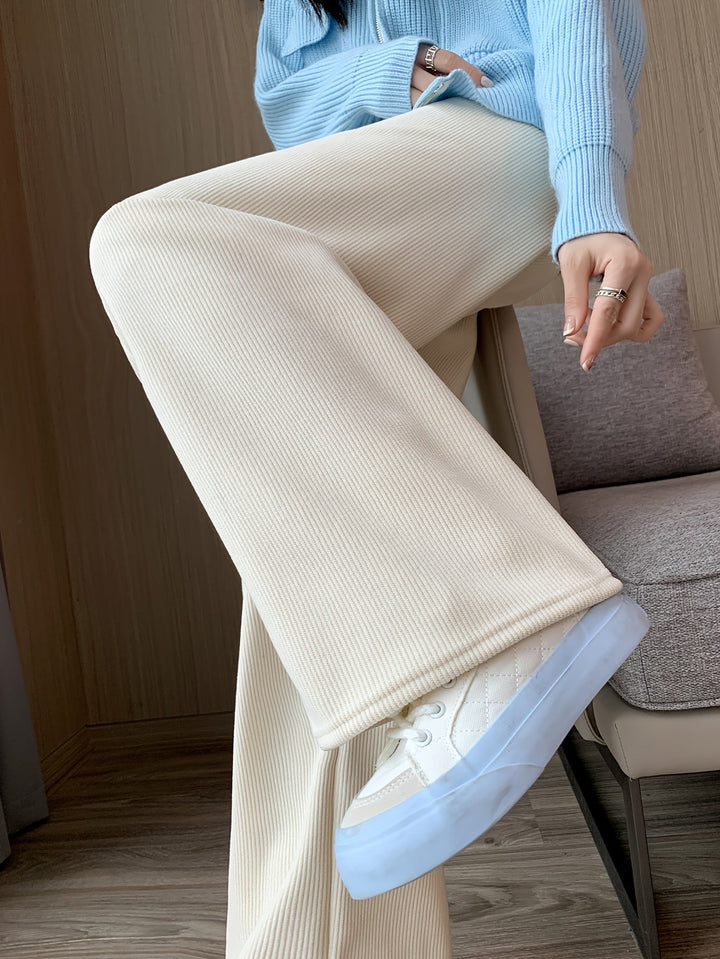 Ruth Cozy Wide-Leg Lounge Pants, view 9 - Elena Harper