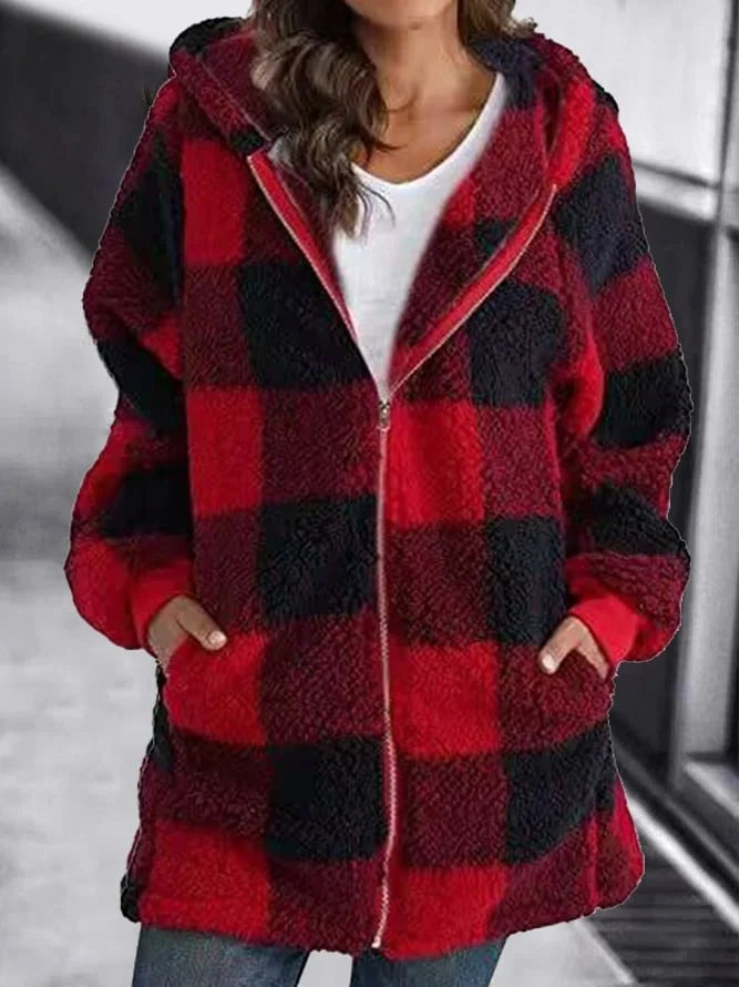 Georgia™ Oversized Checkered Coat