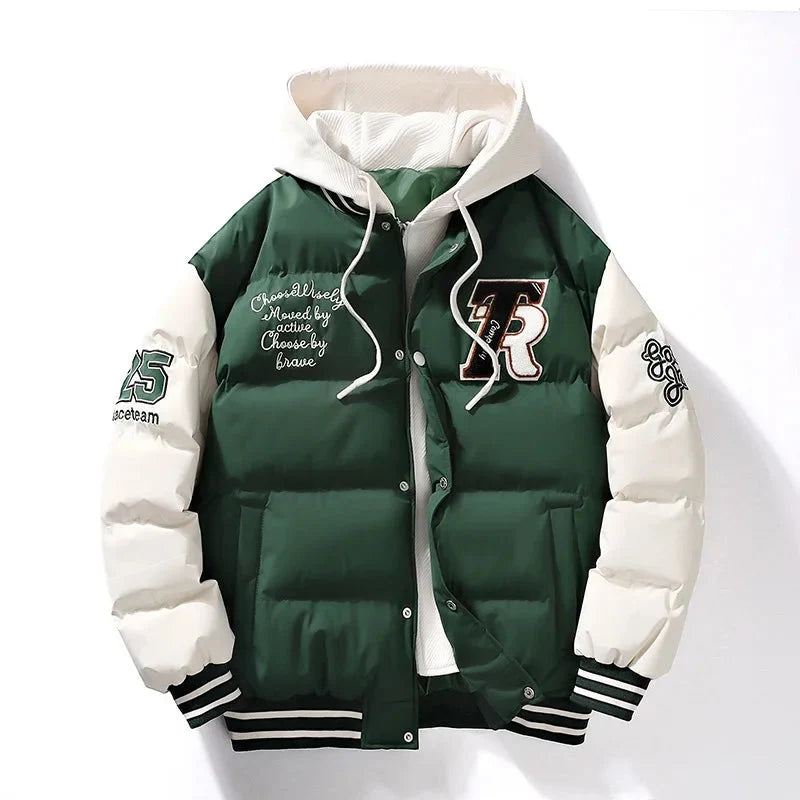 Emilian | Elegant and Warm Hooded Puffer Jacket