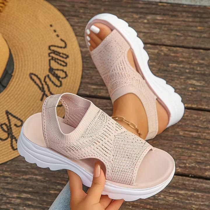 Asumi Comfortable Summer Sandals, view 3 - Elena Harper