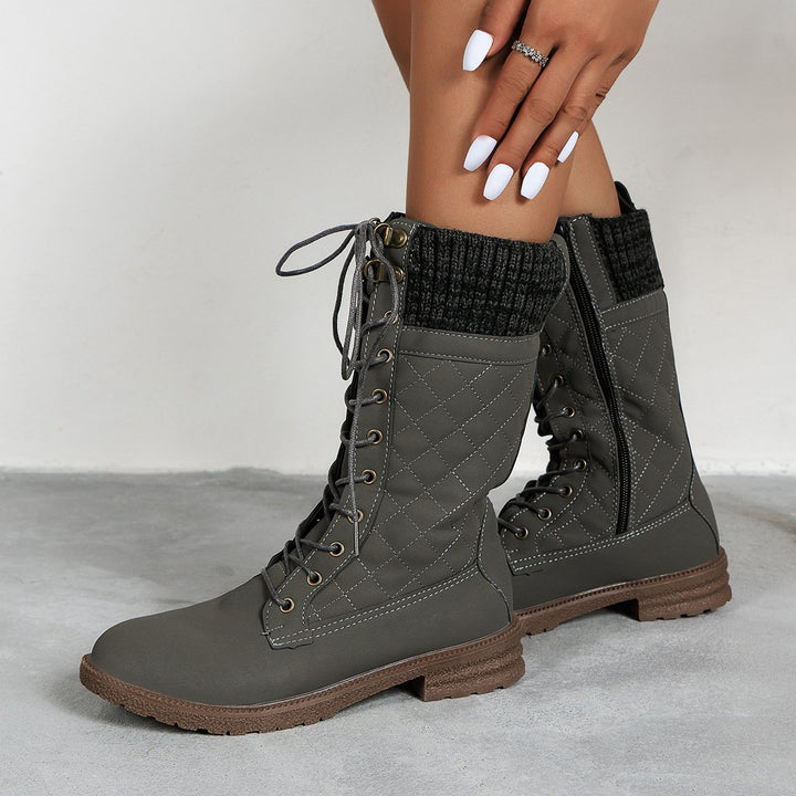 Padded High Boots for Women - Irina