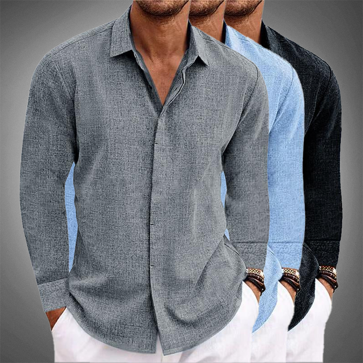 Glynn Casual Long Sleeve Shirt, view 4 - Elena Harper
