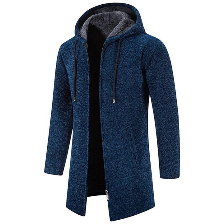 Gilbert Fleece Zipper Cardigan, view 2 - Elena Harper