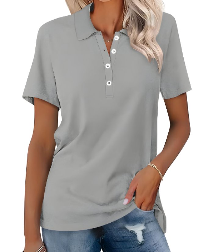 Anna | Women's Polo Shirt Short Sleeve Pique Classic Fit