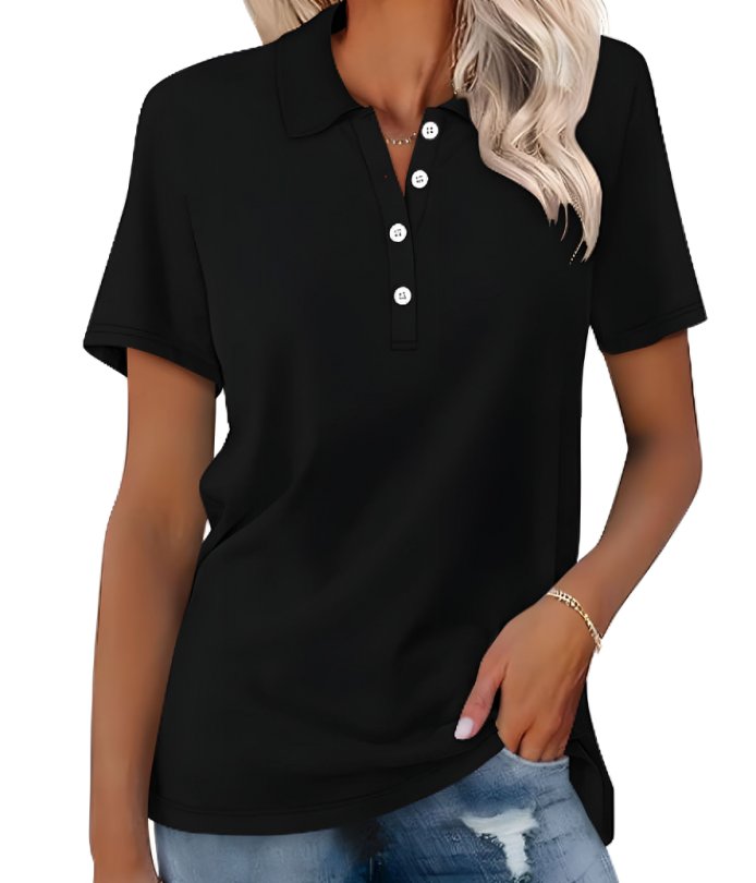 Anna | Women's Polo Shirt Short Sleeve Pique Classic Fit