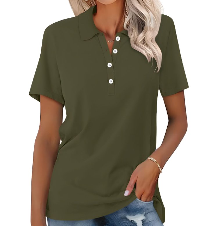 Anna | Women's Polo Shirt Short Sleeve Pique Classic Fit