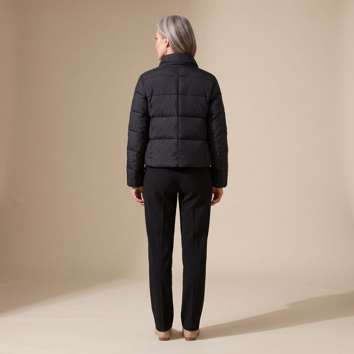 Frieda | Women's Short Stand-Up Collar Winter Jacket Quilted Puffer Jacket