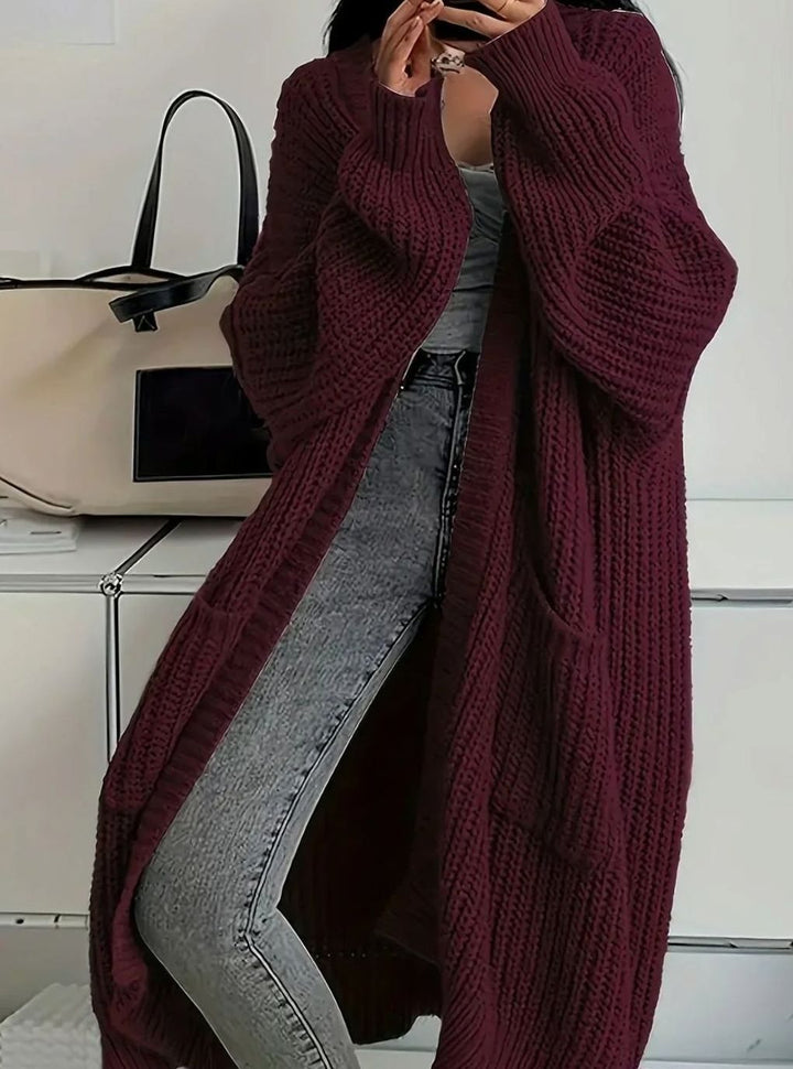 Elisabeth | Women's Long Oversized Cardigan with Pockets
