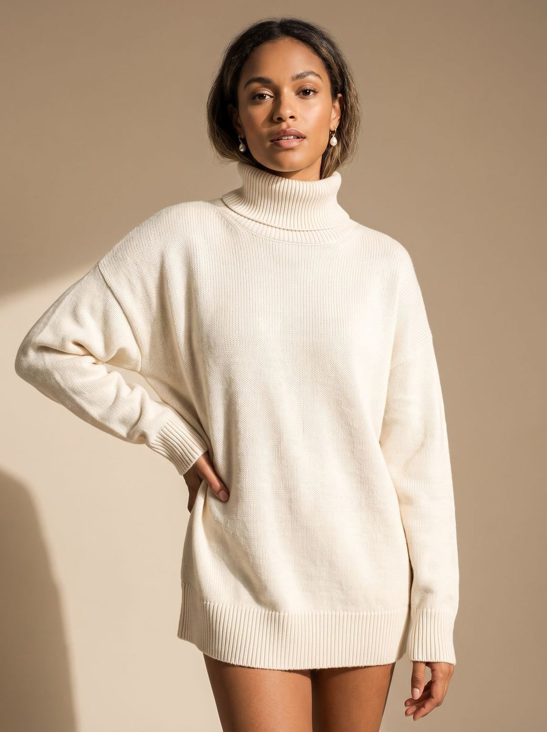 Emilia | Women's Oversized Turtleneck Sweater