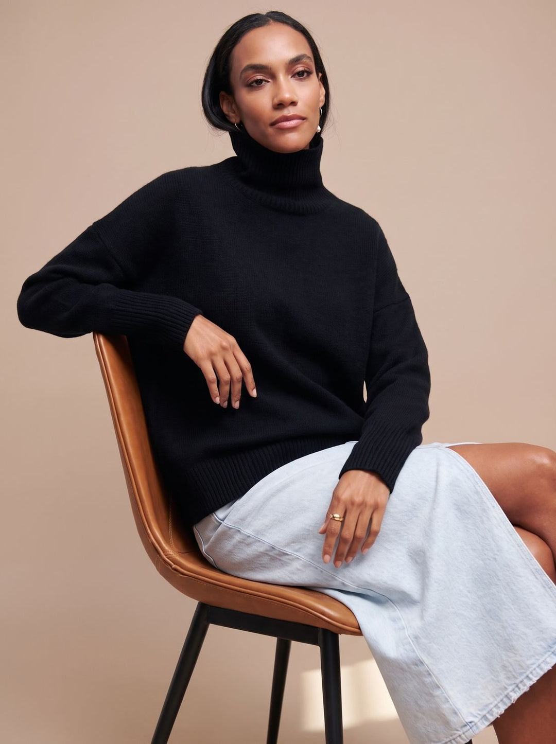 Emilia | Women's Oversized Turtleneck Sweater