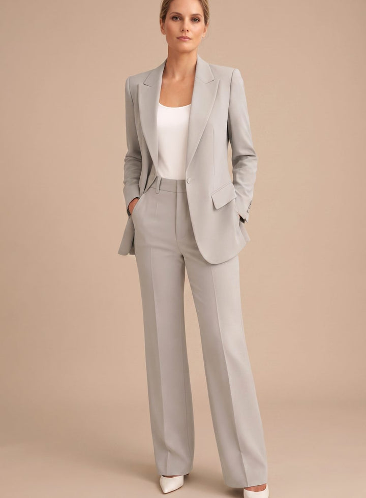 Elisabeth | Women's Flared Trousers Blazer Suit Elegant Two-Piece