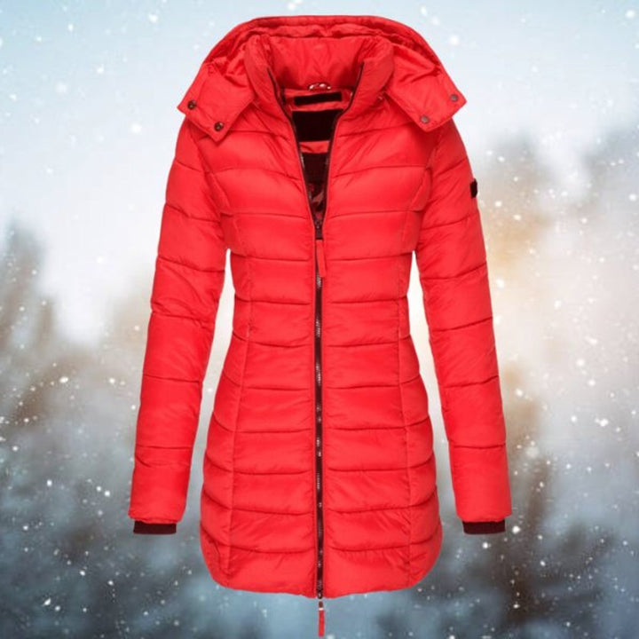 Emilia | Women's Quilted Jacket with Hood, Tailored and Warmly Lined
