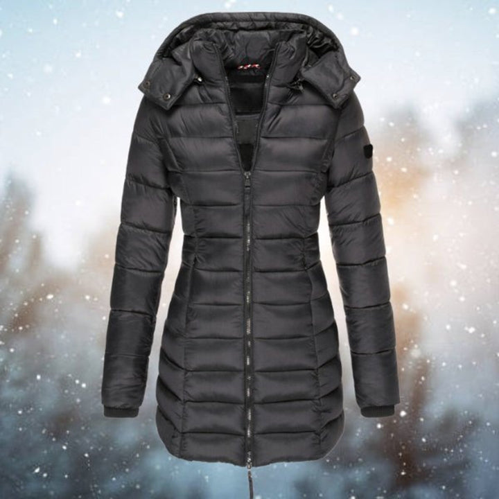 Emilia | Women's Quilted Jacket with Hood, Tailored and Warmly Lined