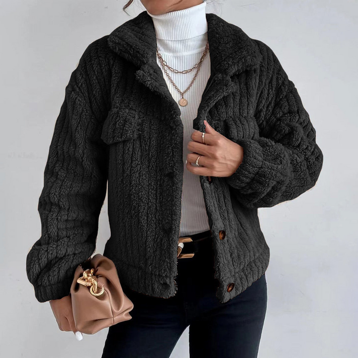 Mandy | Women's Button-Down Sherpa Jacket