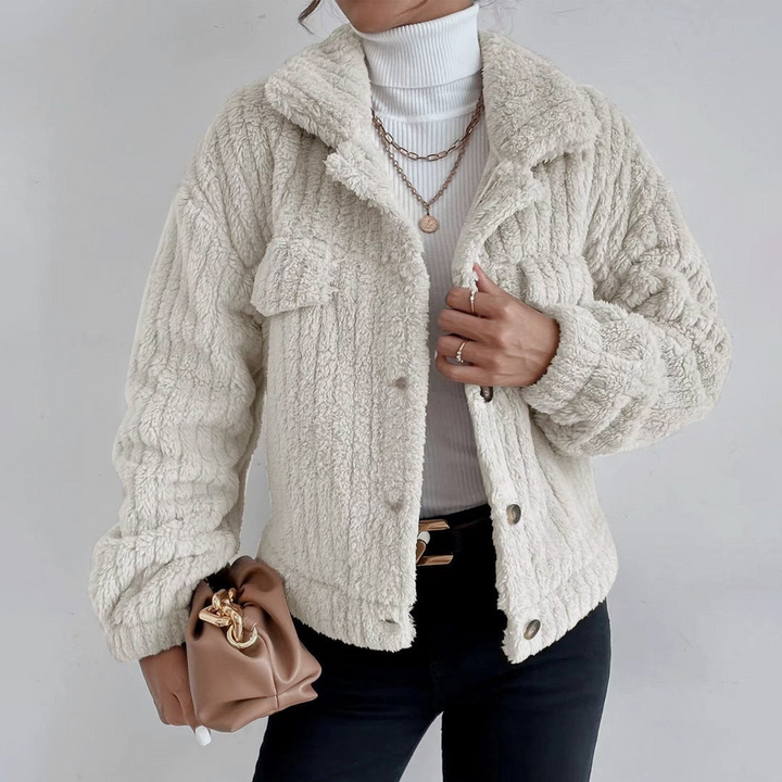 Mandy | Women's Button-Down Sherpa Jacket