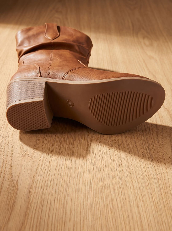 Elisabeth | Women's Western Boots with Extra Wide Shaft and Flat Heel