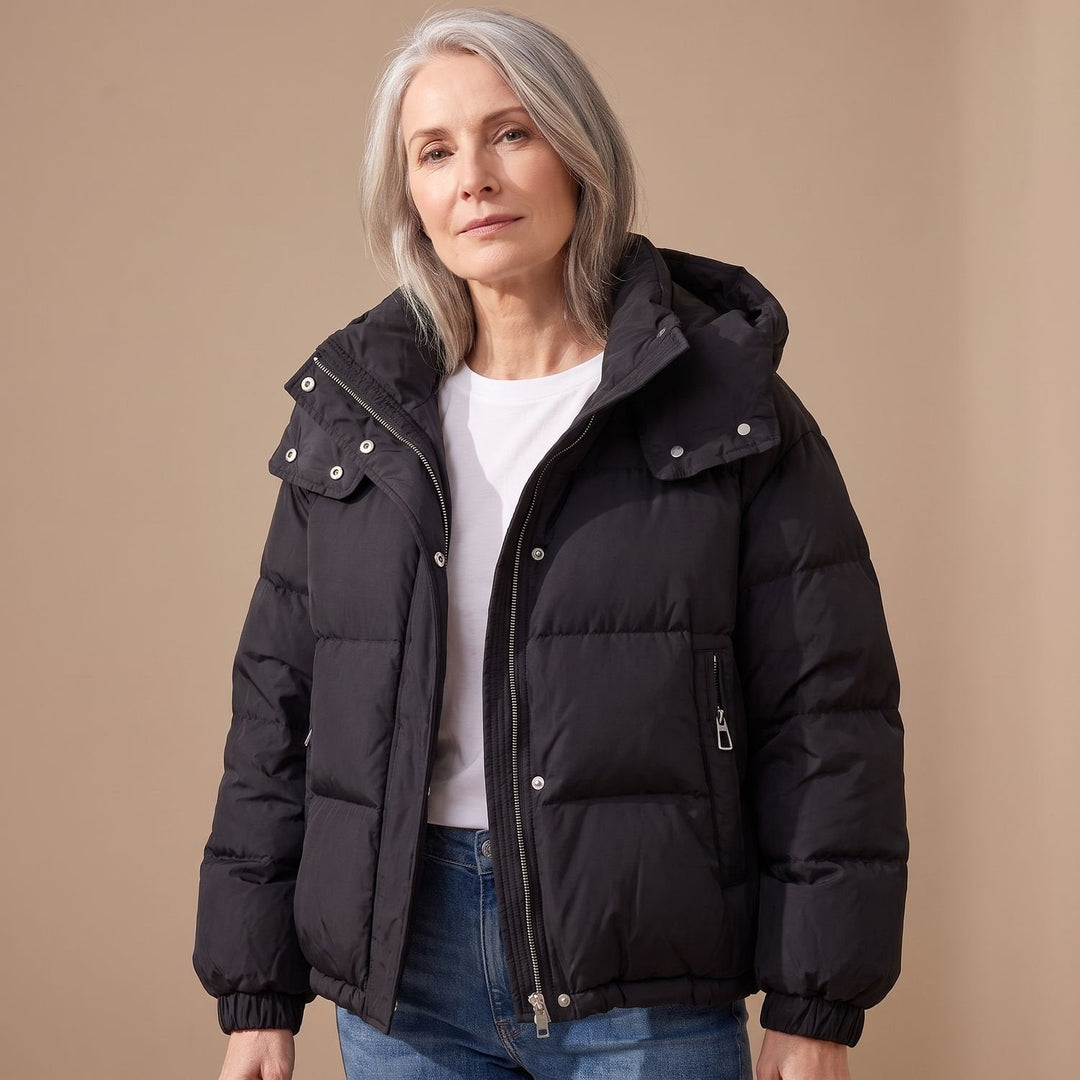 Charlotte | Women's Winter Jacket Oversized Puffer with Hood and Zipper