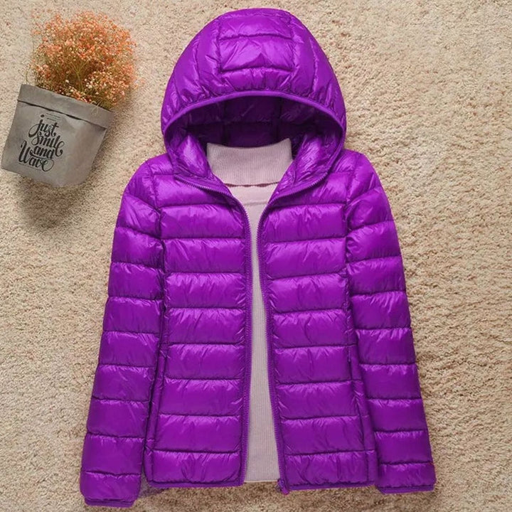 Emilia | Women's Winter Jacket Ultra-Light Quilted Jacket with Hood
